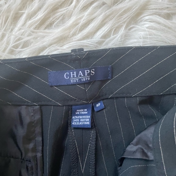 Chaps Wide Leg Striped Pants - 4P - Picture 2 of 3